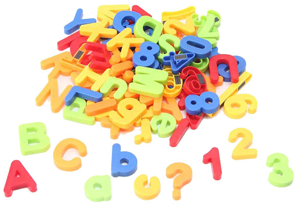 Magnetic alphabets & Numbers