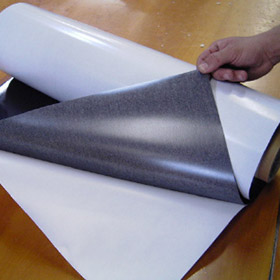 Flexible magnetic sheet - Adhesive backed magnet