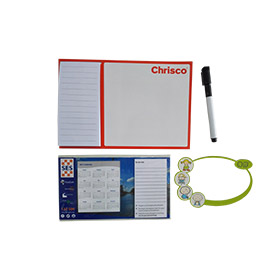 Fridge magnet - Erasable magnetic white board