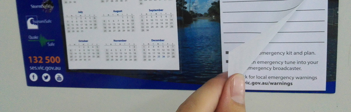 Magnetic calendar